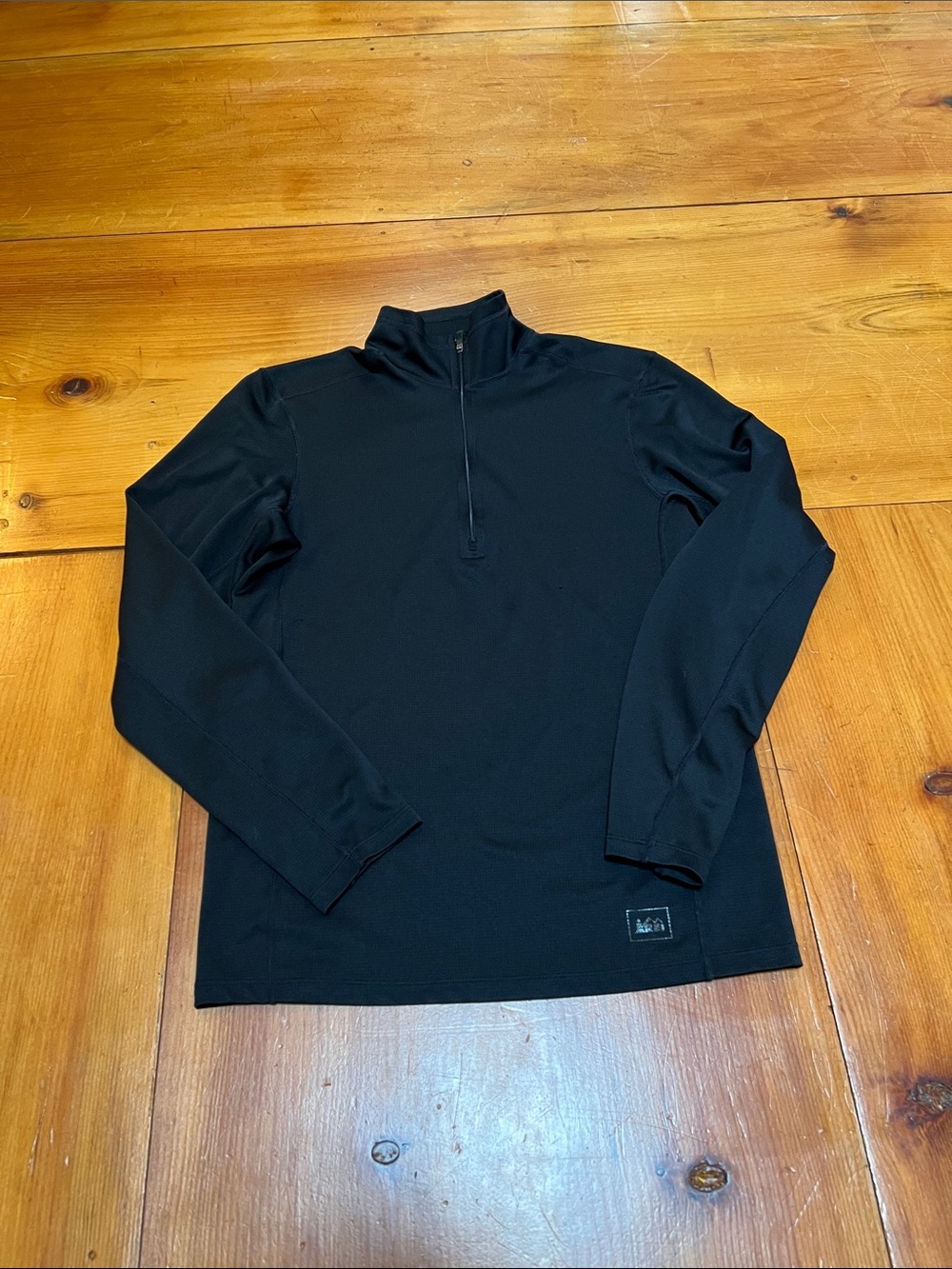 EUC Rei Men’s pullover performance 3/4 zip jacket size Small